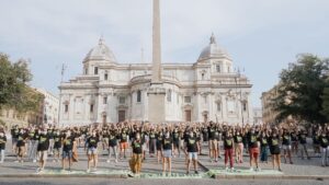 flash mob contro il cambiamento climatico - Matteo De Santis video Roma